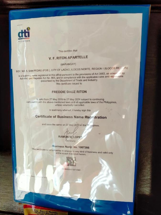 V.F. Riton Apartelle 라오아그 외부 사진